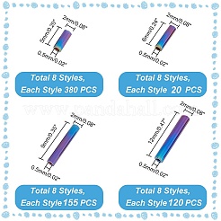 5440pcs 32 Style Glass Round Bugle Beads&nbsp;SEED-PH0001-59