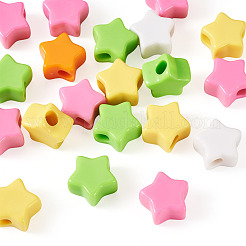 Acrylic European Beads&nbsp;MACR-TAC0001-28B