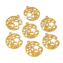 Zinc Alloy Open Back Bezel Pendants&nbsp;PALLOY-E564-19G