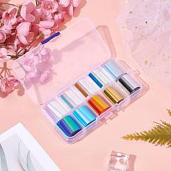 10 Color PET Paper Nail Care Decoration&nbsp;DIY-CP0003-68