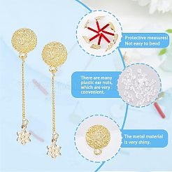 50Pcs Alloy Stud Earring Findings&nbsp;FIND-FH0005-72
