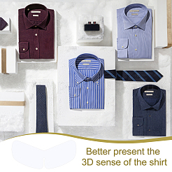 PVC Shirt Collar Shaping Support&nbsp;FIND-WH0159-20B