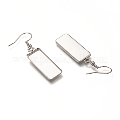 Tarnish Resistant 304 Stainless Steel Earring Hooks&nbsp;LS-STAS-L252-002P