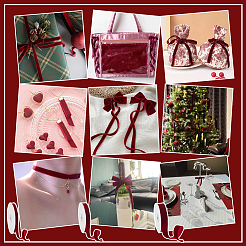3 Rolls 3 Styles Single Face Velvet Ribbon&nbsp;OCOR-PH0002-87B
