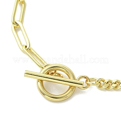 Brass Heart Charm Bracelets&nbsp;BJEW-JB13614