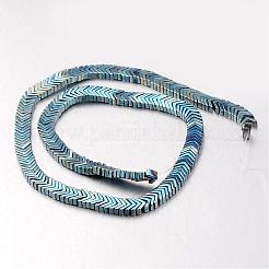 Electroplate Non-magnetic Synthetic Hematite Bead Strands&nbsp;G-F300-19-07