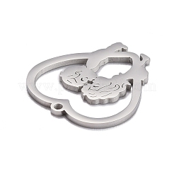 Non-Tarnish 304 Stainless Steel Pendants&nbsp;STAS-C032-11P