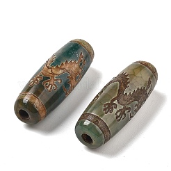 Tibetan Style dZi Beads&nbsp;TDZI-E004-10