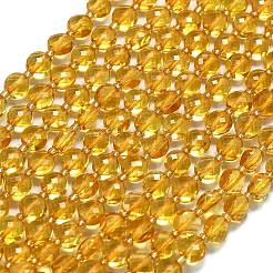 Synthetic Citrine Beads Strands&nbsp;G-K389-B76-01