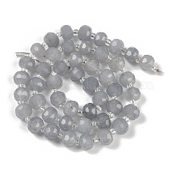 Natural Grey Agate Beads Strands&nbsp;G-H057-A11-01