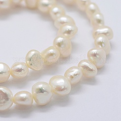 Natural Cultured Freshwater Pearl Beads Strands&nbsp;PEAR-K004-13C-01