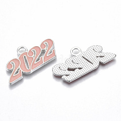 Alloy Enamel Pendants&nbsp;PALLOY-N160-001-04S-RS