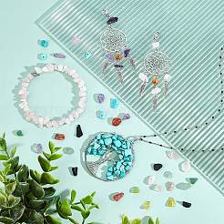 144G 8 Style Natural & Synthetic Gemstone Beads&nbsp;G-NB0002-62