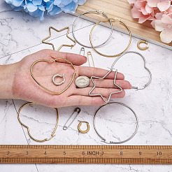 201 Stainless Steel Hoop Earrings Sets&nbsp;EJEW-PJ0001-02