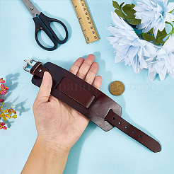 1Pc Vintage Punk Rock Style Wide Leather Cord Wristband Bracelets for Unisex&nbsp;BJEW-CL0001-17B