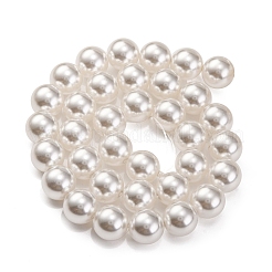 Baking Paint Pearlized Glass Pearl Round Bead Strands&nbsp;PEAR-H019-02E-04