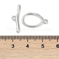 Brass Toggle Clasps&nbsp;KK-K391-09P
