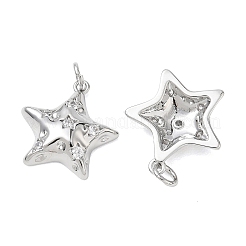 SHEGRACE Brass Clear Cubic Zirconia Pendants&nbsp;XGRQ3K091-524P
