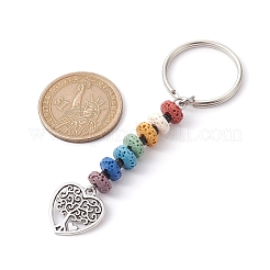 Tree of Life Tibetan Style Alloy Pendant Keychain&nbsp;KEYC-JKC00687