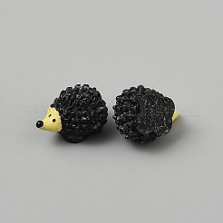 Resin Hedgehog Miniature Ornaments&nbsp;AJEW-WH0606-68A
