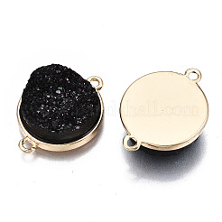 Natural Druzy Agate Links Connectors&nbsp;G-T131-86