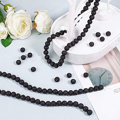 Natural Lava Rock Beads Strands&nbsp;X-G-OC0001-38-10mm