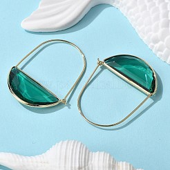 Brass Hoop Earrings&nbsp;X-EJEW-T007-04G-01-NF