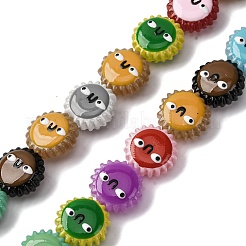 Fuuny Baking Paint Glass Enamel Beads&nbsp;LAMP-Q045-01G