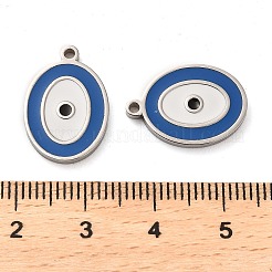 304 Stainless Steel Enamel Pendants&nbsp;STAS-L022-102P