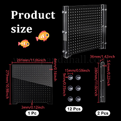 Square Acrylic Fish Tank Partition&nbsp;DIY-WH0899-599