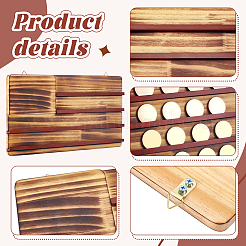 Pine Wood Display Stands&nbsp;ODIS-WH0079-003