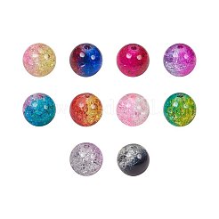 Round Transparent Crackle Glass Beads&nbsp;CCG-X0006-B
