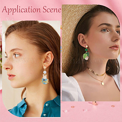 Brass Stud Earring Findings&nbsp;KK-CN0003-42G