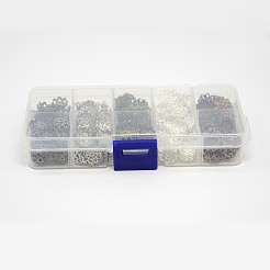 1 Box Mixed Iron Flower Bead Caps&nbsp;IFIN-X0021-B
