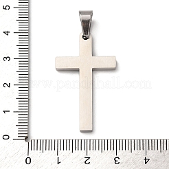 304 Stainless Steel Religion Bible Cross Pendants&nbsp;STAS-F323-11P