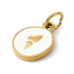 304 Stainless Steel Enamel Pendants&nbsp;STAS-A145-01K-G