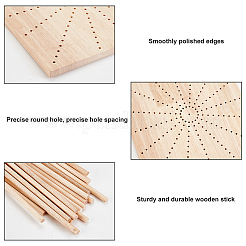 Square Wood Crochet Blocking Board&nbsp;DIY-CA0005-27B