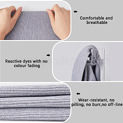 Polyester Ribbing Fabric for Cuffs&nbsp;DIY-WH0430-351C