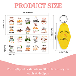 Rhombus DIY Keychain Making Kits&nbsp;DIY-GO0002-58A