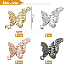 12Pcs 4 Colors Brass Links Connectors&nbsp;KK-BC0002-47