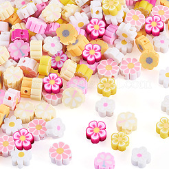 200Pcs 5 Colors Handmade Polymer Clay Bead&nbsp;CLAY-TA0002-14