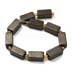 Natural Gold Pyrite/Golden Pyrite Beads Strands&nbsp;G-F833-C01-02