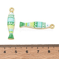 Printed Brass Pendants&nbsp;KK-CBA42CA-03G-01