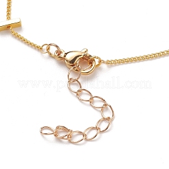 Brass Twisted Chain Curb Chain Bracelets&nbsp;BJEW-JB05499
