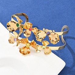 304 Stainless Steel Cuff Bangles&nbsp;BJEW-A049-03G