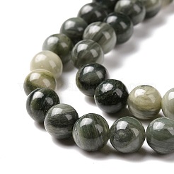 Natural Green Rutilated Quartz Beads Strands&nbsp;G-Q462-61-6mm