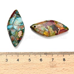 Dyed Natural Imperial Jasper Pendants&nbsp;G-H355-01A