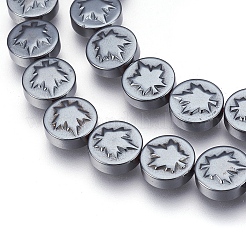 Autumn Theme Non-magnetic Synthetic Hematite Bead Strands&nbsp;G-I208-12-A