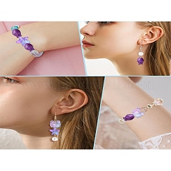Ocean Theme Diy Painted Glass Beads&nbsp;DIY-YW0008-82B