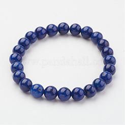 Natural Mashan Jade Beads Stretch Bracelets&nbsp;BJEW-JB03077